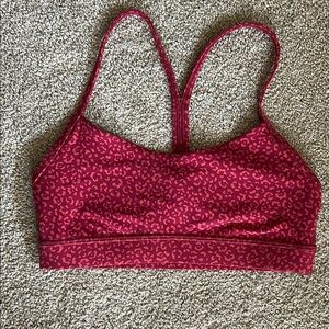 Lululemon Leopard Daisy Print Sports Bra